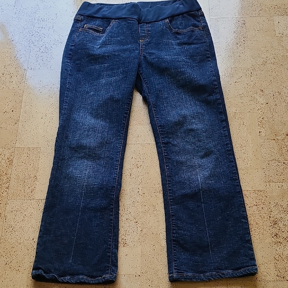 Motherhood Maternity Dark Blue Straight Leg Jeans